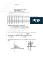 Soal PTS 1 Kls 11