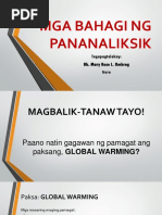 Mga Bahagi NG Pananaliksik