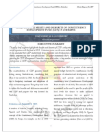 Analysing The Merits and Demerits of Constituency Development Fund CDF in Zimbabwe