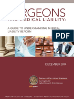Surgeons and Medical Liability Primer