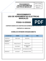 Uso de Herramientas Eléctricas Manuales (Rev 0)