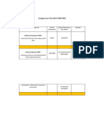 Assignment Checklist NMC460