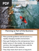 5.1 Business Plan