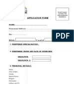 Application Form Moh Ksa