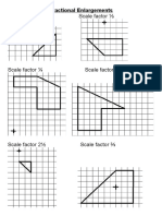 Fractional Enlargements Worksheet