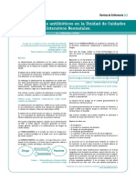 Administración de Antibióticos en La Unidad de Cuidados PDF