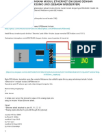 Menghubungkan Modul Ethernet Enc28j60 Dengan Arduino Uno (Sebagai Webserver) - Diy-Tech Malang