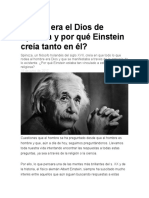 mensaje de Albert Einstein