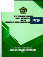 KMA No 184 Tahun 2019 Tentang Pedoman Implementasi Kurikulum Pada Madrasah PDF