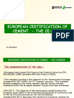 European Certification of Cement - The Ce-Mark: Th. Philippou