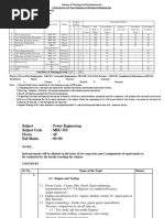 5 TH Semester of 3 Years Diploma in Mechanical Engineering: 36 HRS: 800