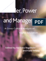 Barbara Bagilhole, Kate White - Gender, Power and Management - A Cross-Cultural Analysis of Higher Education - Palgrave Macmillan (2011)
