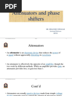 Attenuators and Phase Shifters: Mr. Himanshu Diwakar Assistant Professor Jetgi