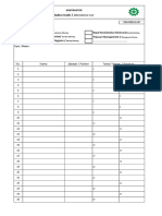 Form Daftar Hadir