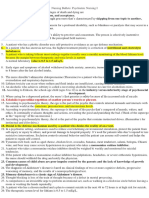 Nursing Bullets: Psychiatric Nursing I: 14. Echolalia Is Parrotlike Repetition of Another Person's Words or Phrases