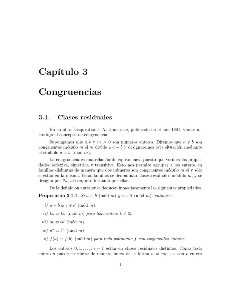 Capitulo 3 PDF | PDF | Número primo | Objetos matemáticos