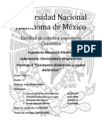 Determinación de constantes dieléctricas y rigidez en materiales