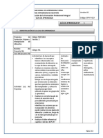 Guia de Aprendizaje Higiene y Manipulacion