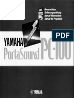 Yamaha PC100E PDF