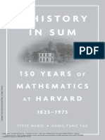 A History in Sum 150 Years of Mathematics at Harva...