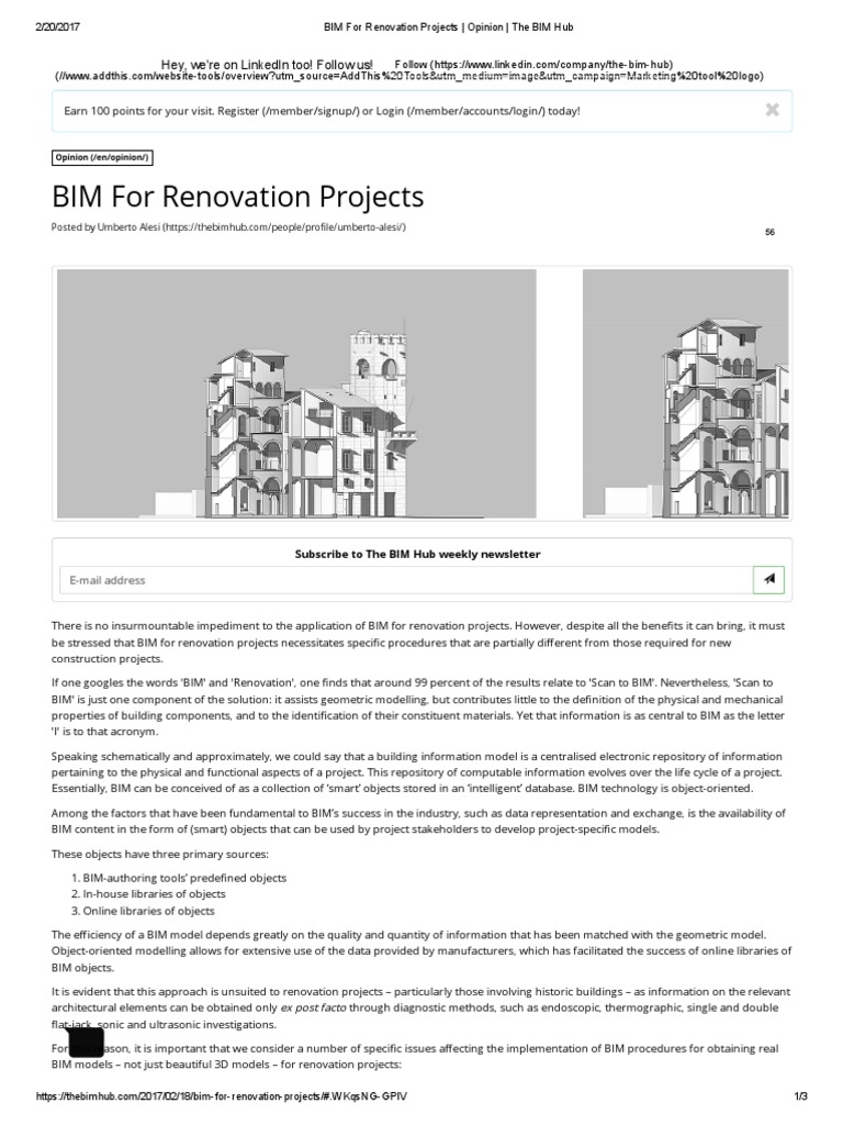 BIM For Renovation Projects | PDF | Building Information Modeling ...