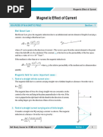 Magnetic Effects of Current