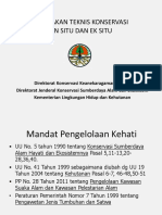 Kebijakan Konservasi in Situ Dan Ek Situ-KKH PDF
