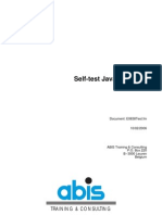 Self-Test Java Concepts: Training & Consulting Training & Consulting