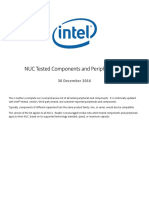 Nuc Component Peripheral Compatibility