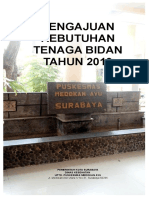 Kebutuhan Tenaga Bidan Puskesmas Medokan Ayu Tahun 2019