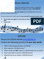 Activity Genres and SOCAN(1)