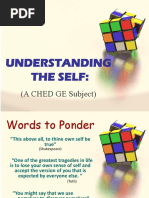 Understanding The Self:: (A CHED GE Subject)