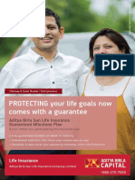 ABSLI Guaranteed Milestone Plan Brochure PDF