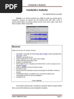 Instalado  o Audacity