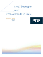 Advertising and Promotion of Different FMCG Brands in India PDF