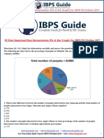 50 Most Important Data Interpretation Pie Bar Graph For IBPS PO Prelims 2017 PDF