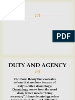 Duty and Agency