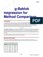 Passing-Bablok Regression for Method Comparison