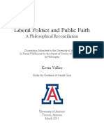 Liberal Politics and Public Faith