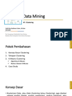 Clustering K-Means