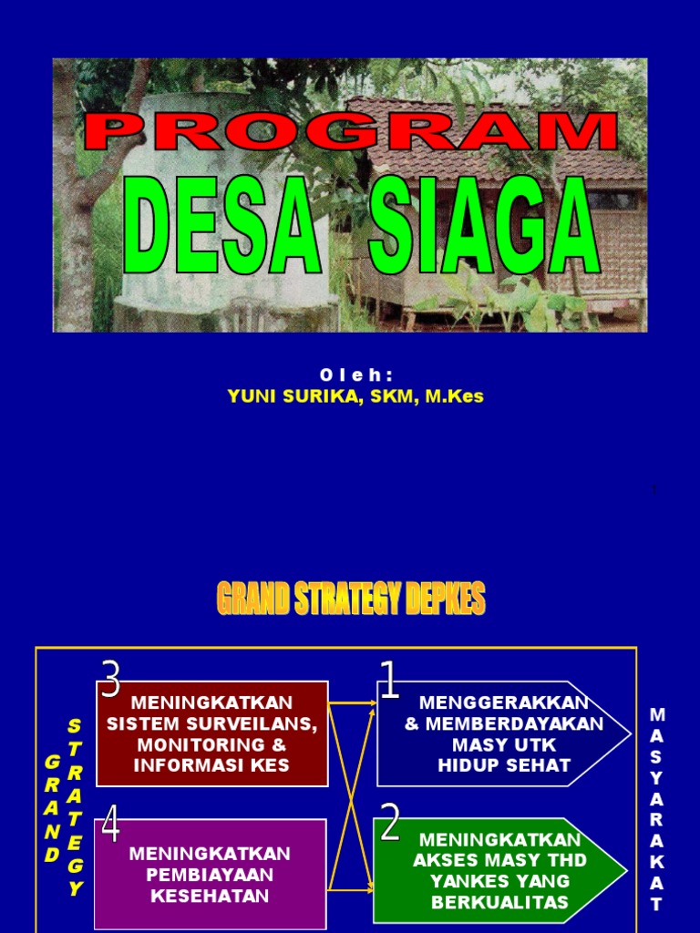 Konsep Desa Siaga Ppt Pdf