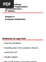 William Stallings Computer Organization and Architecture 6 Edition Computer Arithmetic