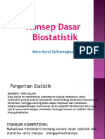 Konsep Dasar Biostatistik