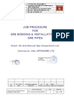 ONGC GRE Pipe Bonding Procedure