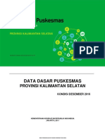 Data Dasar Puskesmas Kalsel 2016 PDF