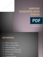  BARCODE Generator Python