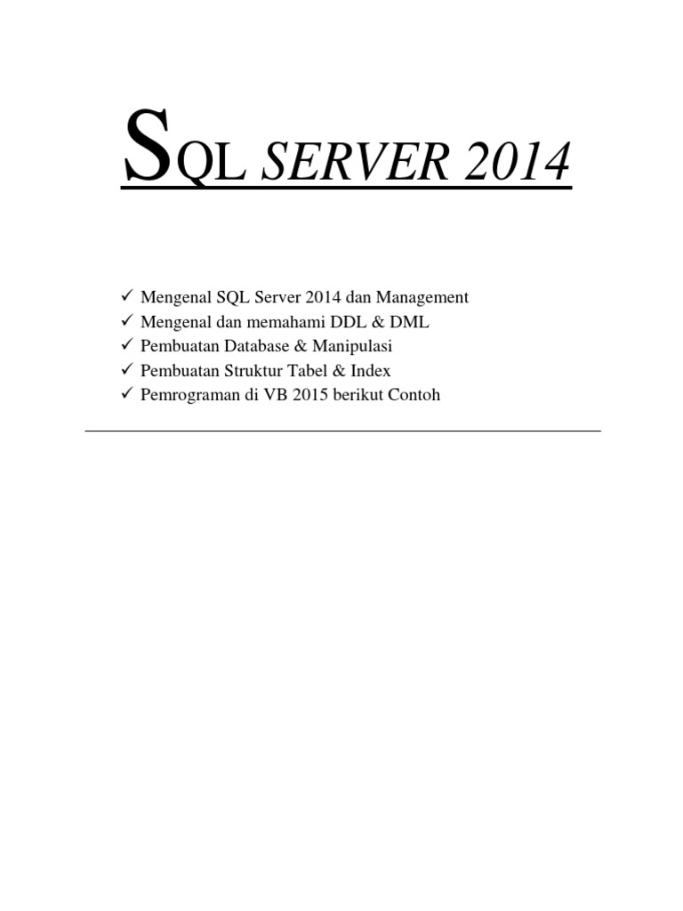 Materi Database Sql Server Pdf Pdf