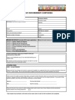 Enrolment Form: Uk Non-Member Companies: Student Details: Company Details