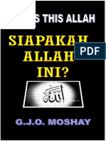 Siapakah Allah Ini?