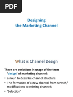 Ch6 - Designing The Marketing Channel